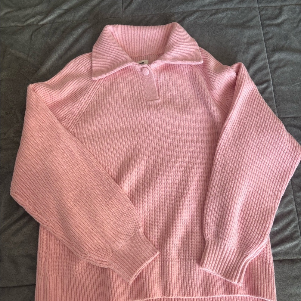 Aerie Light Pink Turtleneck Sweater